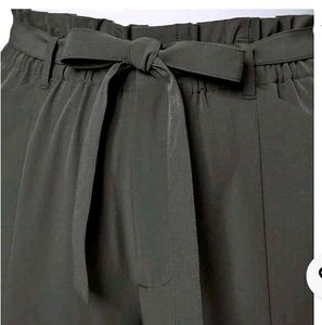 Olive Green Tie-Waist Pants(M/L)