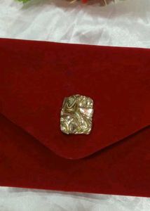 Red Velvet Clutch