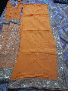 Suit With Havy Mukesh Work