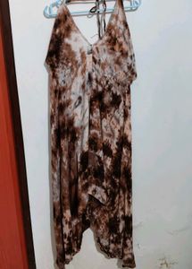 Tie-dye Halter Sundress