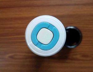 WHITE AND BLACK STEEL BOTTLE -500 ML