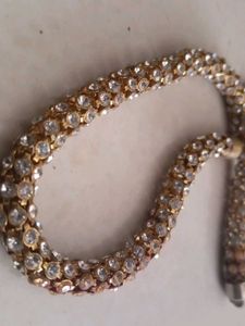 Sparkling Gold-Tone Necklace
