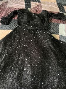 Black Gown Party Wear