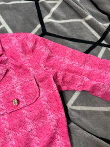Pink Houndstooth Jacket