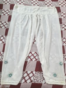 White Suit Set For Festive Season (Kurta+salwar)🤍