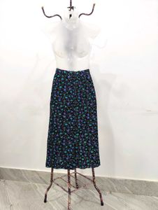Floral Midi Skirt