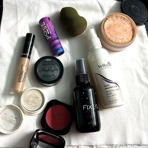 Makeup Up Kit With 10 Products,free Cosmetic Bag