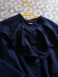 Korean Navy Blue Top