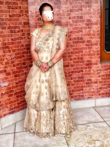 Lehenga Golden Colour