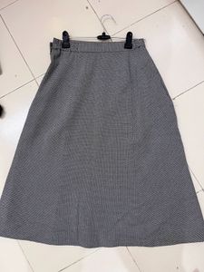 Grey A-Line skirt
