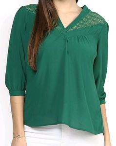 Rare - Woman Semi-Formal Shirt Style Top (S Size)