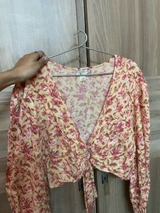 Crop Top With Beautiful Front