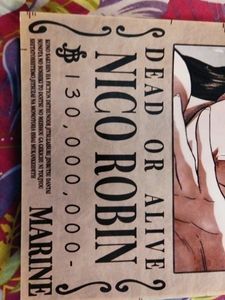 Nico Robin Wanted Poster