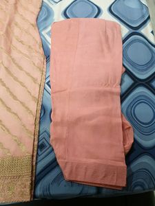 Suit In Simmer With Cut Work Heavy Dupatta