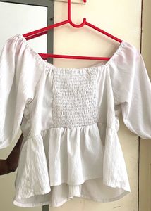 White Cami Crop Top