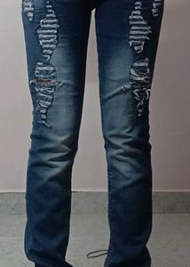 Ripped Denim Jeans