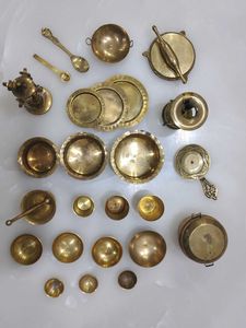 Peetal(Brass) Miniature Cooking Set