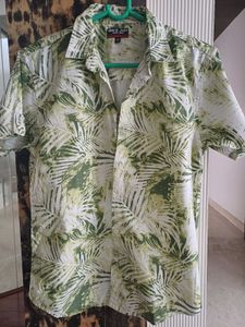 GINI AND JONY Light green tropical T-Shirt