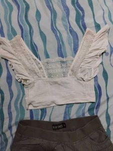 White Net Top