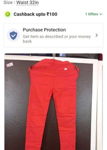 Pink Zipper Pocket Pants