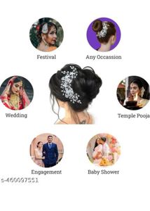 COMBO OF TIARA AND Trendy girls hair Clip