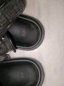 Black Adjustable Strap Sandals