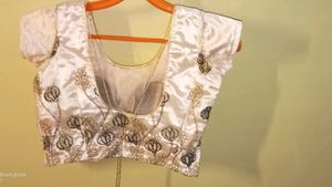 Embroidered Stitched Lehenga Choli (Pitch)