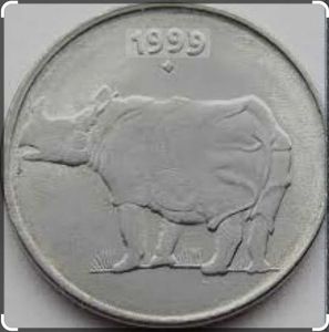 1 Piece Rhino Collectors Coins