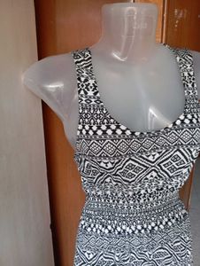 Patterned Mini Dress
