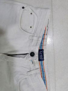 White Cotton Shorts