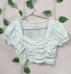 Coquette Crop Top🤍