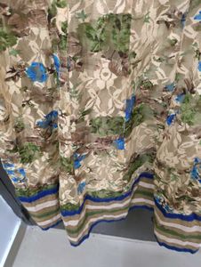 Elegant Floral Print Kurta