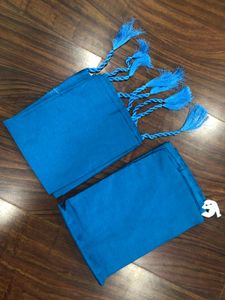 SKAVIJ Men&#39;s Blue Embroidered Kurta Set