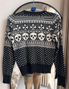 HELL BUNNY Skull Cardigan