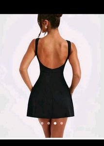 Savana Chic Black Mini Dress