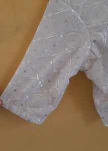 Chikankari Padded  Blouse