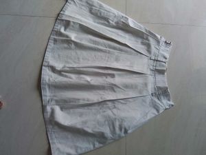 White Uniform Skirt