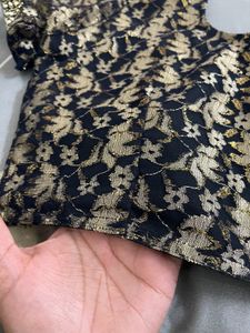 Black Net Blouse