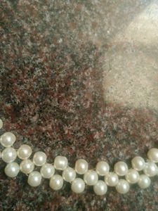 Pearl Beaded Choker Necklace