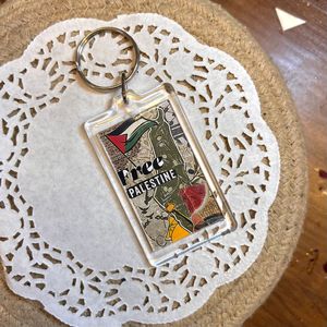 Free Palestine Keychain