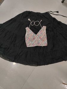 Ethnic Skirt &amp; Blouse Set