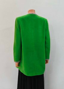Green Wool Blend Coat