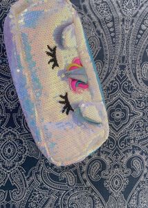Beautiful Unicorn Sequence Pencil Pouch