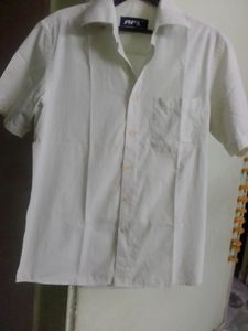 3 white Cotton Shirts