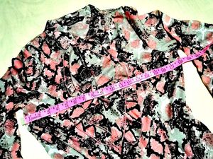 Snakeskin Print Ruffled Top.