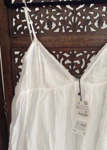 Zara Limited Edition Cotton Bohemian Mini Dress