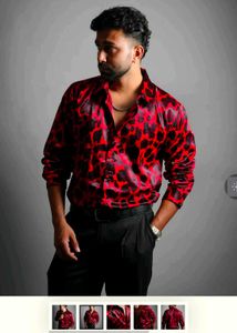 Mydesignation Red Leopard Shirt
