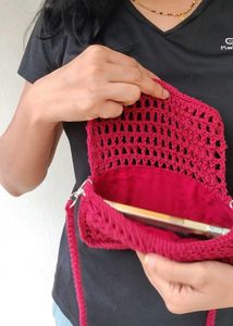 Crochet Crossbody Bag