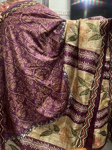Raw Silk fancy saree