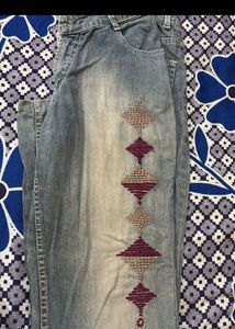 Combo Of 2 Branded Jeans And 1 Camisole